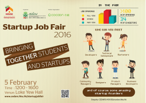 HKU Startup Job Fair 2016